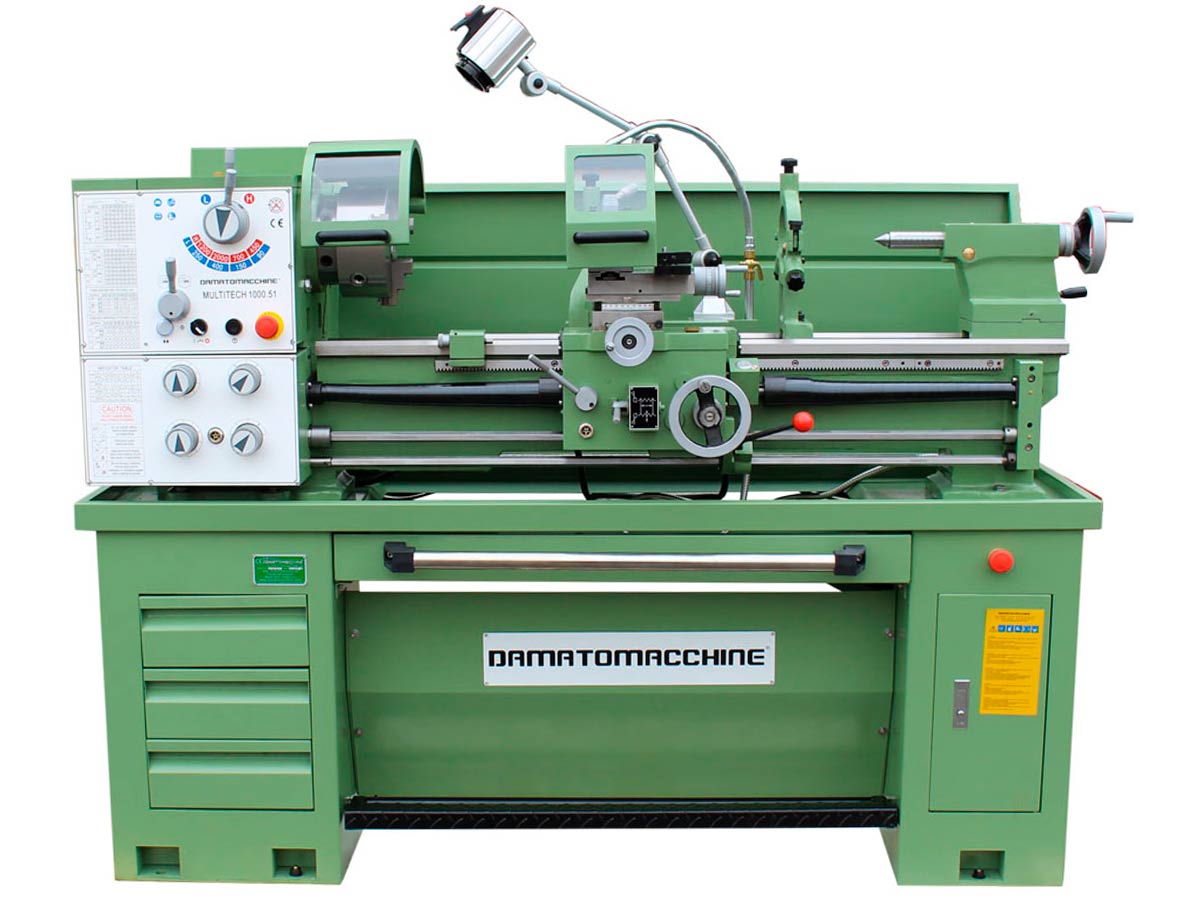 Professional Bench lathe with distance between the centers of 1000 mm