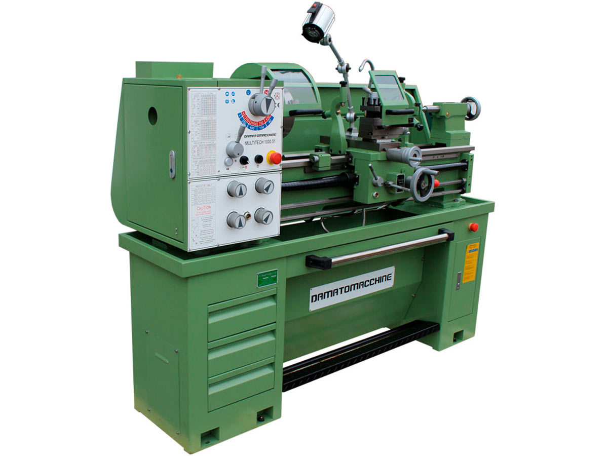 Professional Bench lathe with distance between the centers of 1000 mm