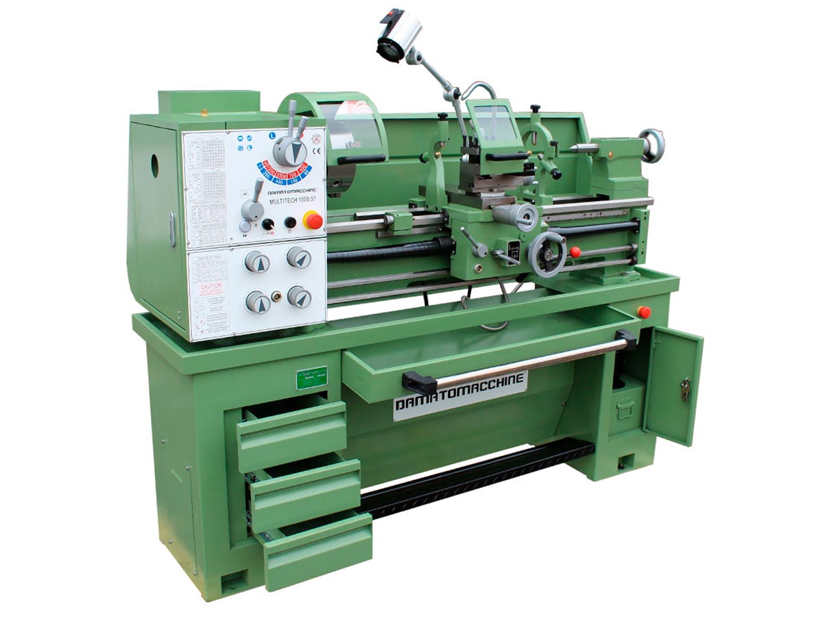 Professional Bench lathe with distance between the centers of 1000 mm