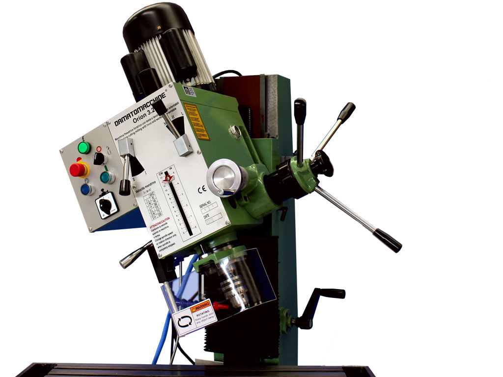 Metalworking Semi-professional milling machine model Orion 3.2 by Damatomacchine