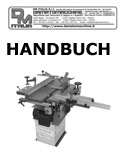 Handbuch für Holzbearbeitungsmaschinen