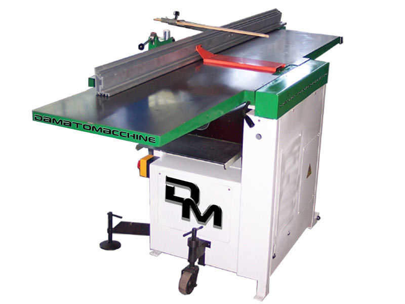 Surface and thicknesser planer with spindle planer of 410 mm and single-phase motor of 3 Hp FSC 410 model by damatomacchine