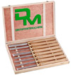 Kit di 8 Sgorbie per Torni legno