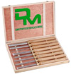 Wood late chisel set