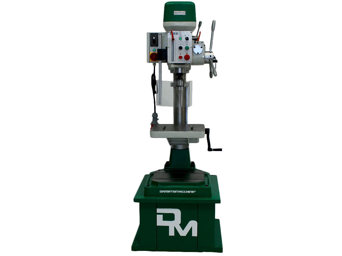 Column drill with integrated automatic milling machine having a maximum drilling capacity of 3.2 mm and a 1.5kW motor