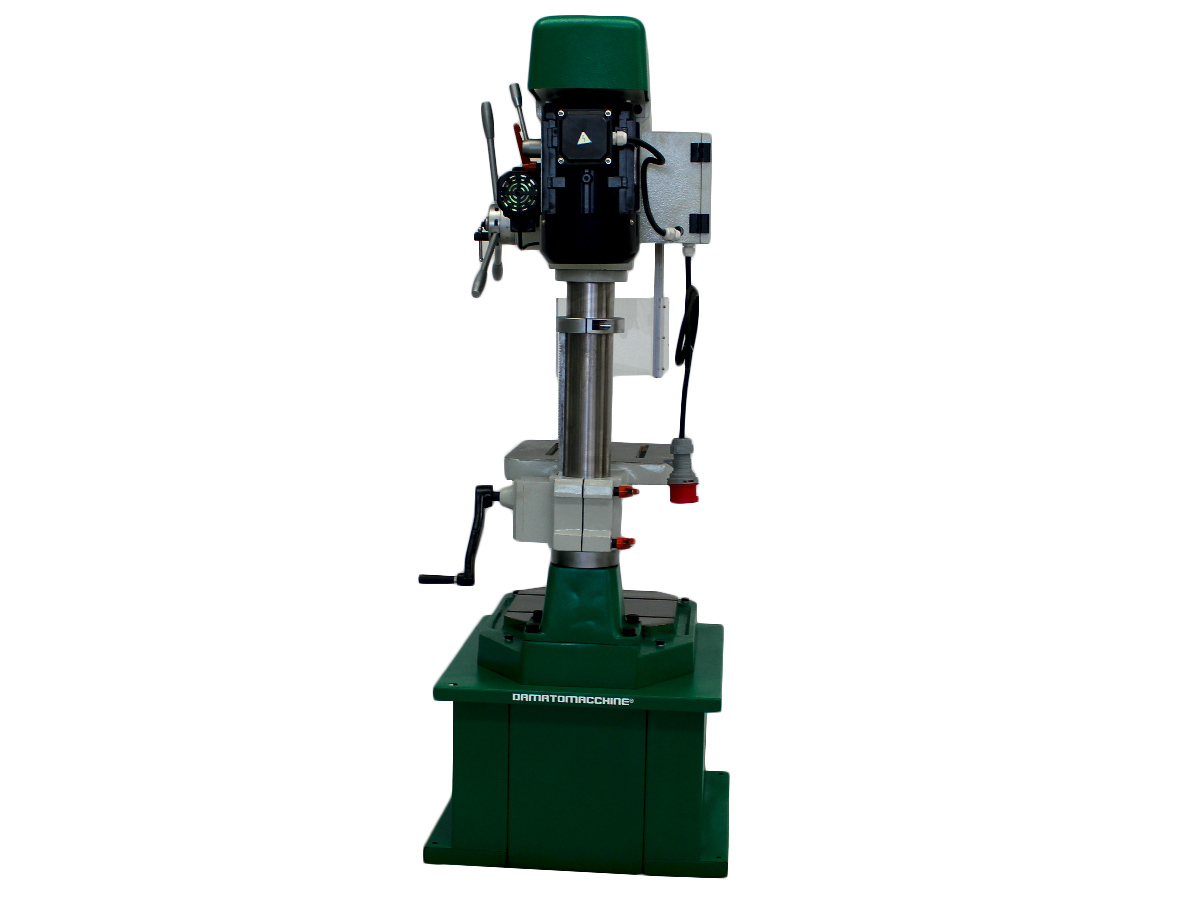 Column drill with integrated automatic milling machine having a maximum drilling capacity of 3.2 mm and a 1.5kW motor