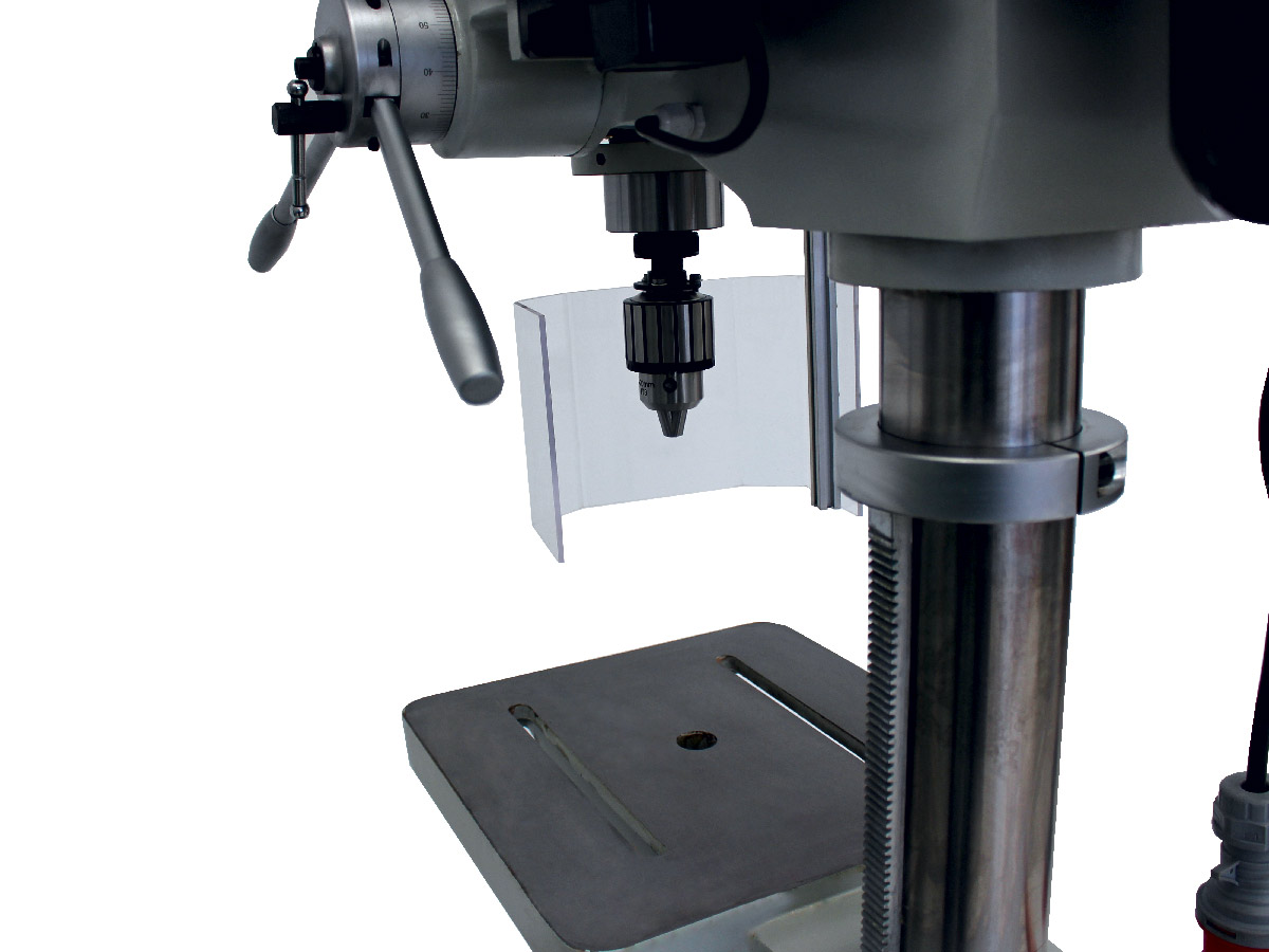 Column drill with integrated automatic milling machine having a maximum drilling capacity of 3.2 mm and a 1.5kW motor