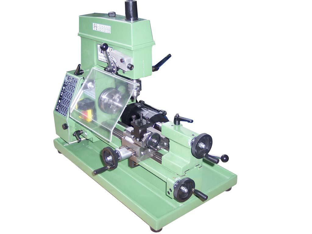 mini lathe with milling and drilling function model master 125 by Damatomacchine