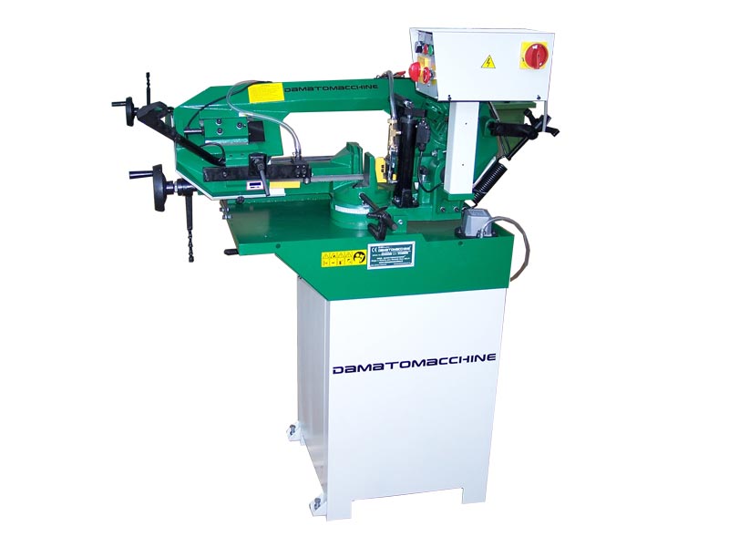 Professional metal bandsaw with motor threephase 750 W GEO 4017 by damatomacchine